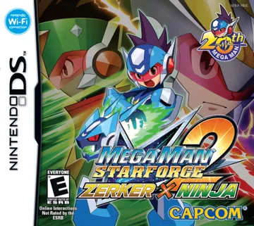 Mega Man Star Force 2 - Zerker x Ninja (USA) box cover front